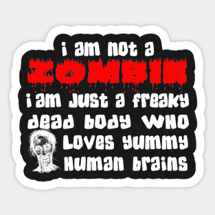 zombie Sticker